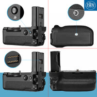 Battery Grip Kit for Sony Alpha A9, A7III, A7RIII Digital SLR Cameras - Includes Qty 2 BM NP-FZ100 Batteries + VG-C3EM Replacement Battery Grip