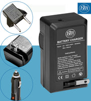 BM Premium SLB-10A Battery and Charger for Samsung WB250F, WB2100, WB500, WB550, WB750, WB800F, WB850, WB850F Cameras