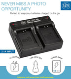 BM 2 NB-11LH Batteries and Dual Battery Charger for Canon Elph 190, Elph 320, Elph 340, Elph 350, Elph 360, A2600 A3400 A4000 SX400 SX410 SX420 Camera