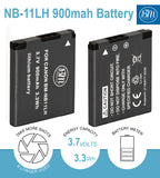 BM Premium NB-11LH Battery for Canon A2300, A2400, A2600, A3400, A4000, SX400, SX410, SX420, Elph 360 Cameras