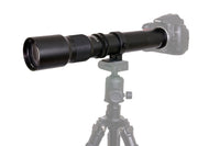 High-Power 500mm f/8 Manual Telephoto Lens for Nikon 1 J5, 1 J4, 1 J3, 1 J2, 1 S2, 1 S1, 1 V3, 1 V2, 1 V1, 1 AW1 Compact Mirrorless Digital Cameras